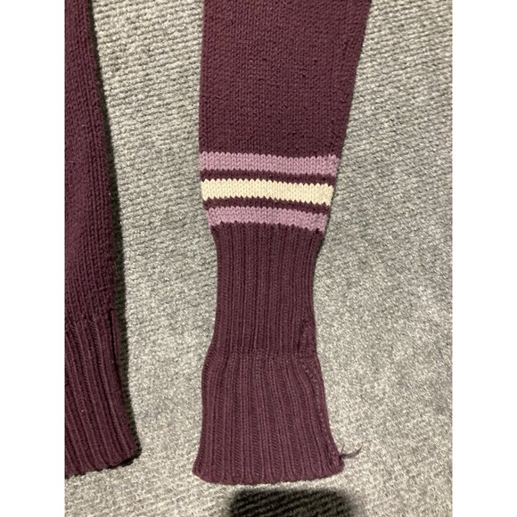 Arizona Hoodie Women’s Size Medium Purple Long Sleeve Button Up - Picture 2 of 11